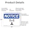 Signmission Symbol Only - Radio Frequency Hazard OSHA Notice Sign, Aluminum, 14in W x 10in L, 2PK OS-2PACK-NS-A-1014-L-16642 - alternate 4